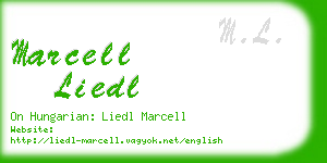 marcell liedl business card